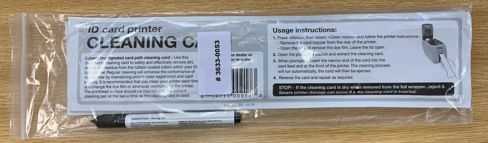  ℹ️ طول کارت تمیزکننده = 400 میلی‌متر