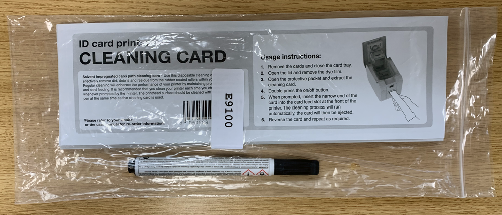 ℹ️ طول کارت تمیزکننده = 250 میلی‌متر