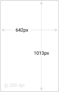 holokote dimensions - Portrait 642 x 1013 pixels @ 300 dpi