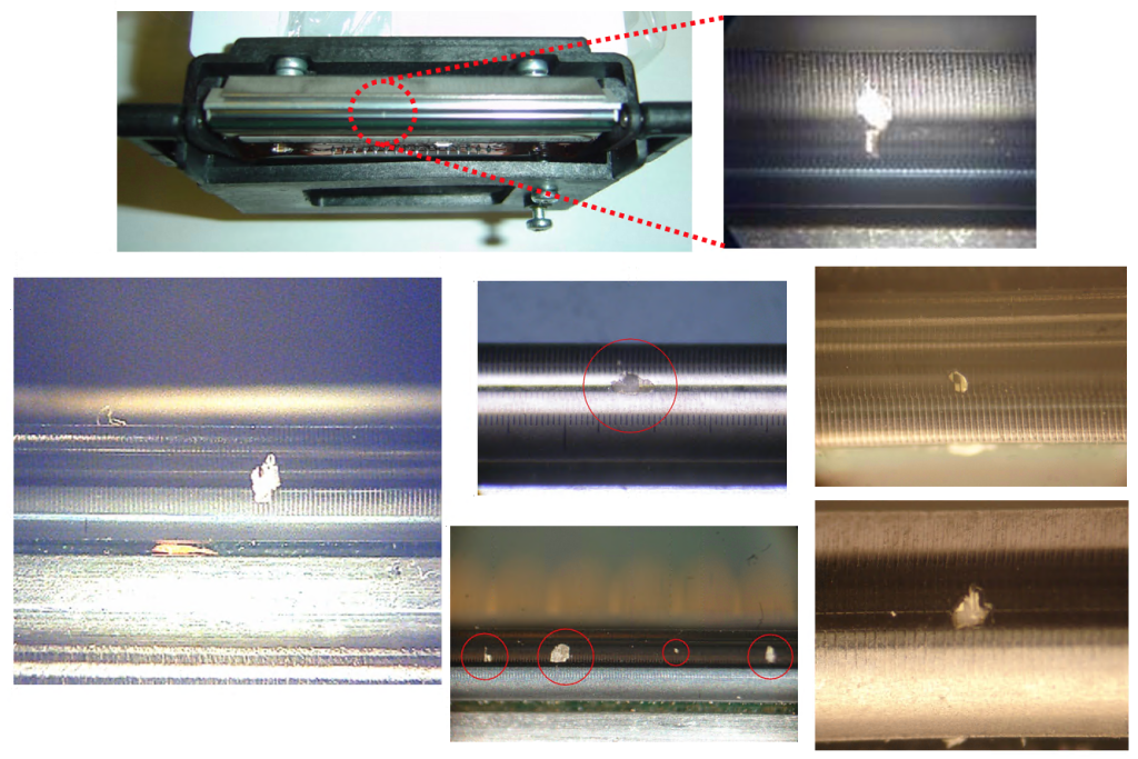 ⚠️ هد چاپی با این نوع آسیب قابل تعمیر نیست