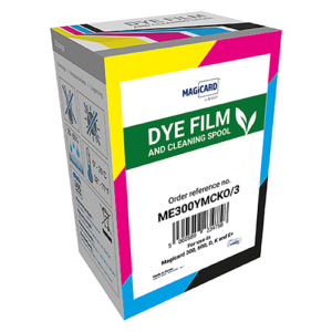 ME300YMCKO/3 300 shot YMCKO film for Plantbased cards